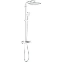 Grohe, Duschsystem, Duschsystem Tempesta Cube System Brause-Thermostatbatterie mit Aquadimmer chrom