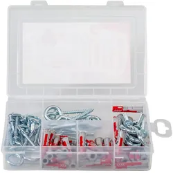 fischer Profi-Box - DuoPower Dübel- und Schrauben-Sortiment 70 Stück
