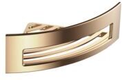 Emco System 2 Eckwandkorb 354500721 Eckmaß 185mm, mit verdeckter Befestigung, gold poliert