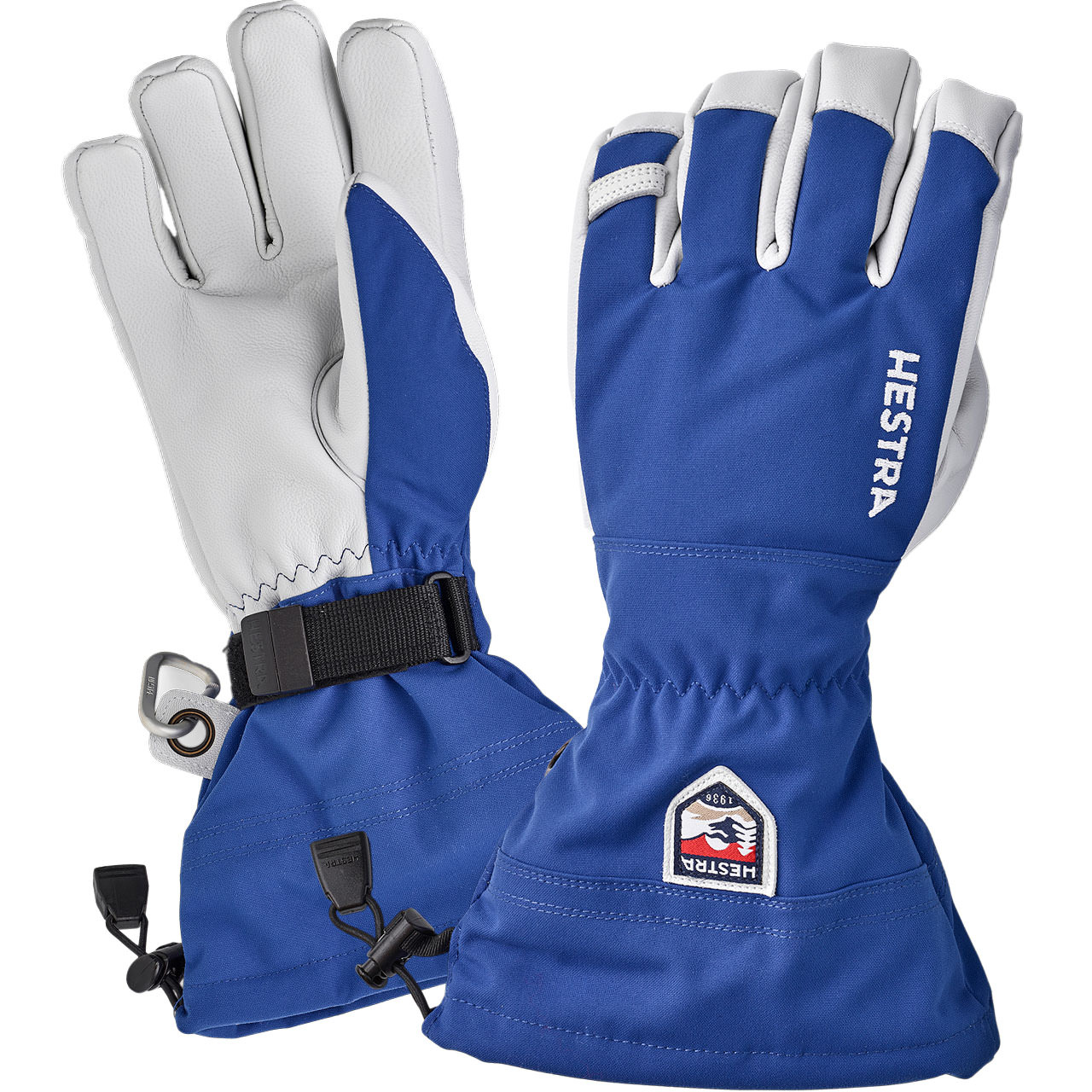 Hestra Herren Handschuh ARMY LEATHER HELI SKI royale blau - 9,0