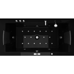 Jet-Line, Whirlpool, Whirlpool VILLA EUGENIE Badewanne schwarz