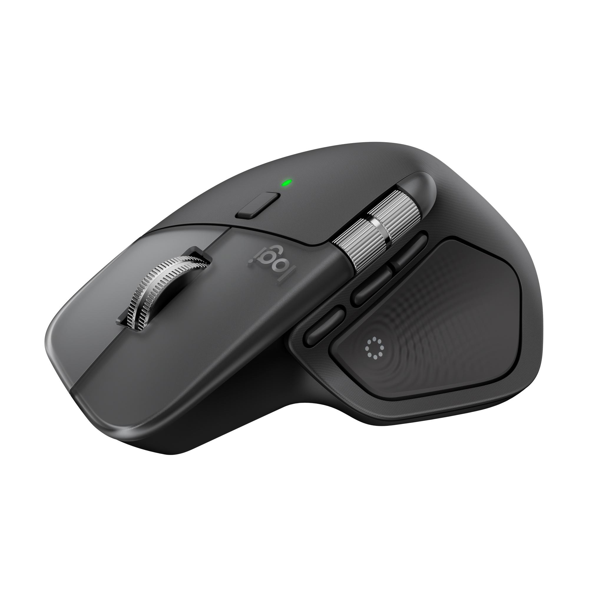 Logitech MX Master 4 für Mac Maus Space Black kabelgebunden / kabellos (Bluetooth) für Rechtshänder