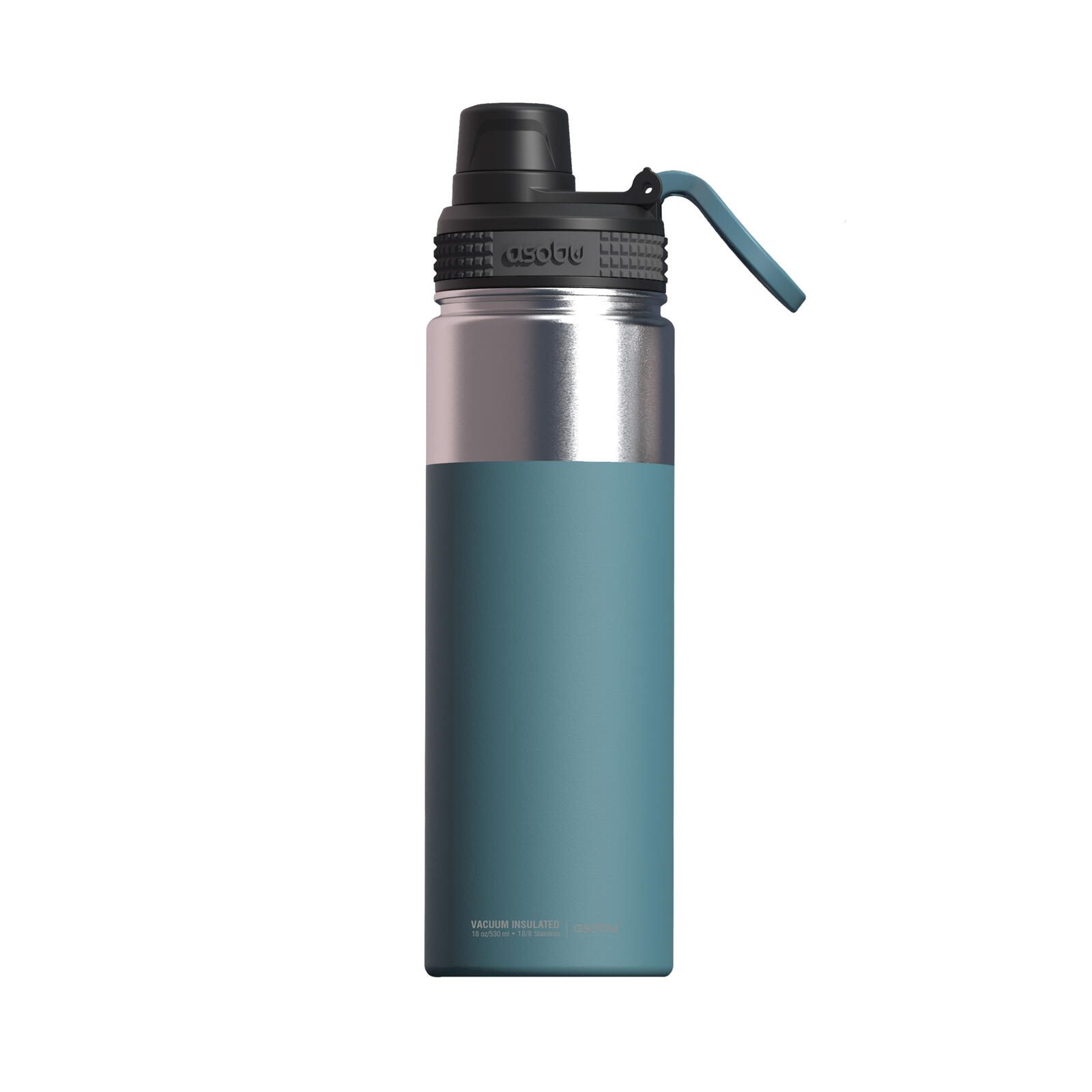 Asobu Alpine Flask isolierte Outdoorflasche aus Edelstahl - 530ml - blau (TMF6 blue) 305439