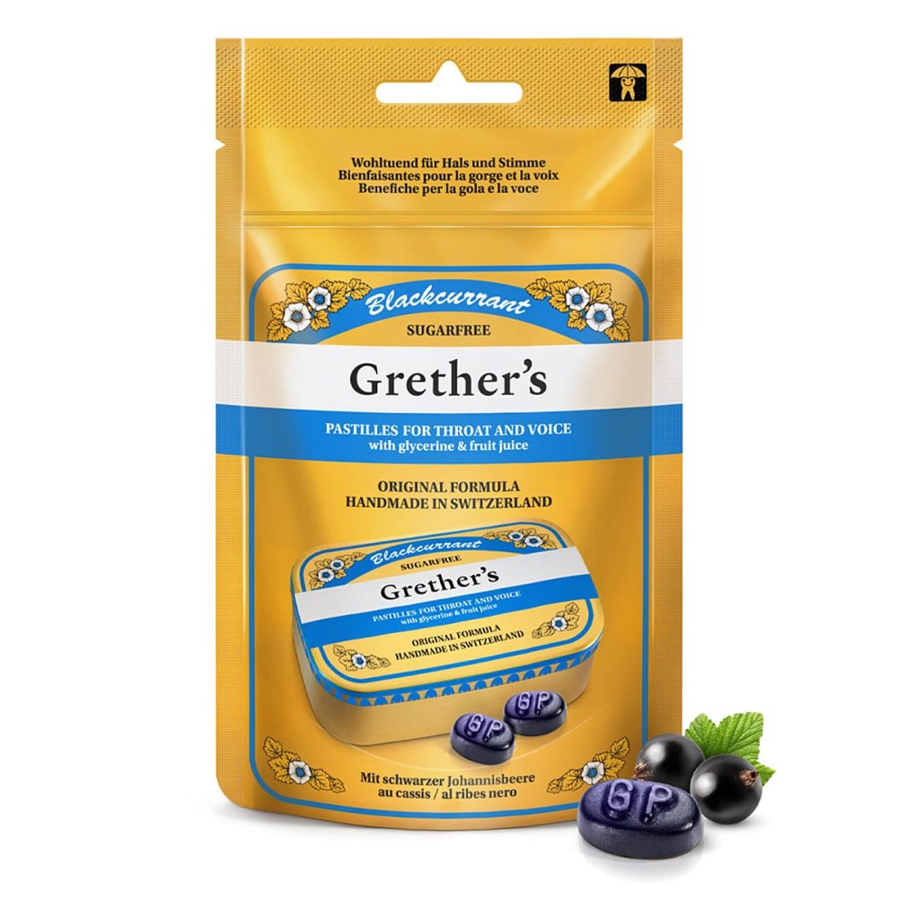 Hager Pharma GmbH Grethers Blackcurrant Silber Zf.past.beutel Refill 19145586