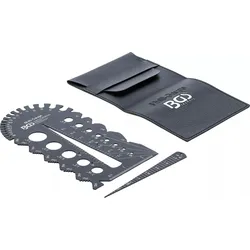 BGS 74248 Schraubenschablone Gewindeschablone Gewindelehre Zollgrößen 1/4" - 2"