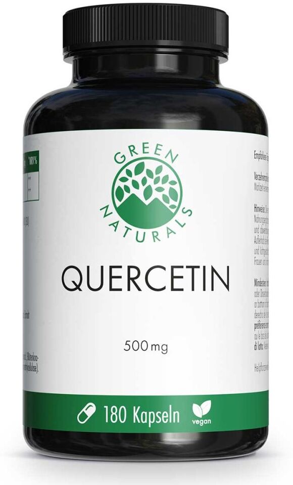 GREEN NATURALS Quercetin 500 mg hochdosiert vegan