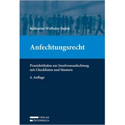 Anfechtungsrecht, Fachbücher von Katharina Widhalm-Budak