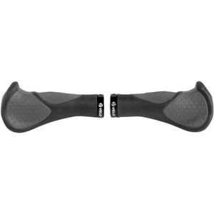 Velo Fahrradgriffe Ergogel D3 Bar Long, Ø22mm, City & Trekking, aus Kunststoff und Gel, mit Handballenauflage, verschraubbar