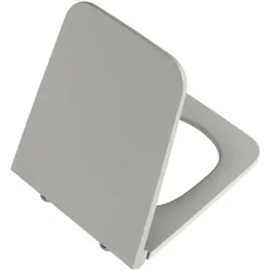 VitrA Equal WC-Sitz 119-476R009 39,4x47,3cm, Scharniere Edelstahl, mit Absenkautomatik und Schnellverschluss