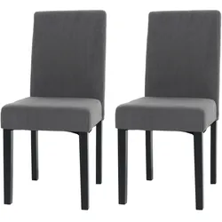 ESSZIMMERSTUHL Grau 2er-Set