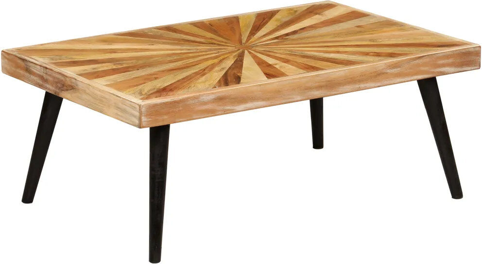 World Menagerie Locksley Solid Wood Solid Wood Coffee Table 36cm H X 90cm W X 55cm D