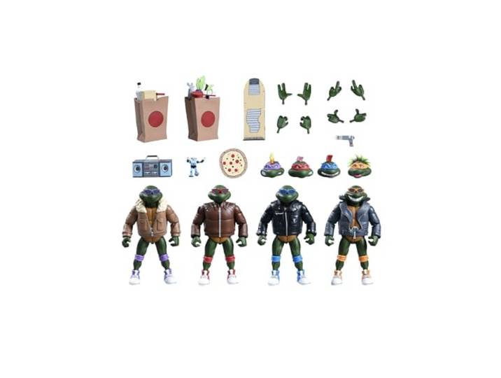 Teenage Mutant Ninja Turtles (Cartoon) Action Figures 4-Pack Punk Turtles 18 cm