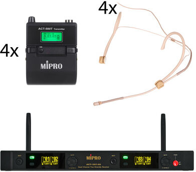 Mipro ACT-5800 MU-55HNS Quad Noir