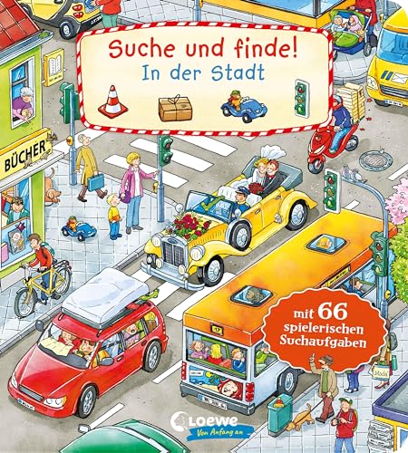 Loewe Von Anfang An - Suche und Finde! - In der Stadt: Wimmelbuch ab 2 Jahren mit 66 spannenden Suchaufgaben zum Entdecken - Preis vom 17.10.2026 19:25:27 h