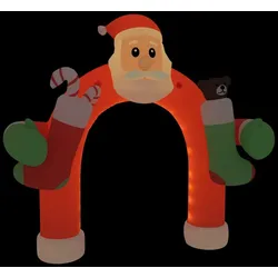vidaXL Aufblasbarer Weihnachtsbogen mit LEDs 320 cm