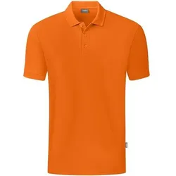 JAKO Unisex Polo Organic, Größe 4XL in Orange Orange
