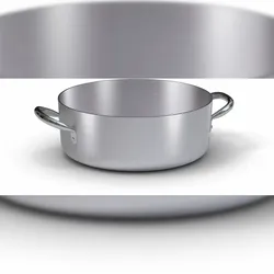 Ballarini Professionale 36 cm flacher Aluminiumtopf mit 2 Griffen