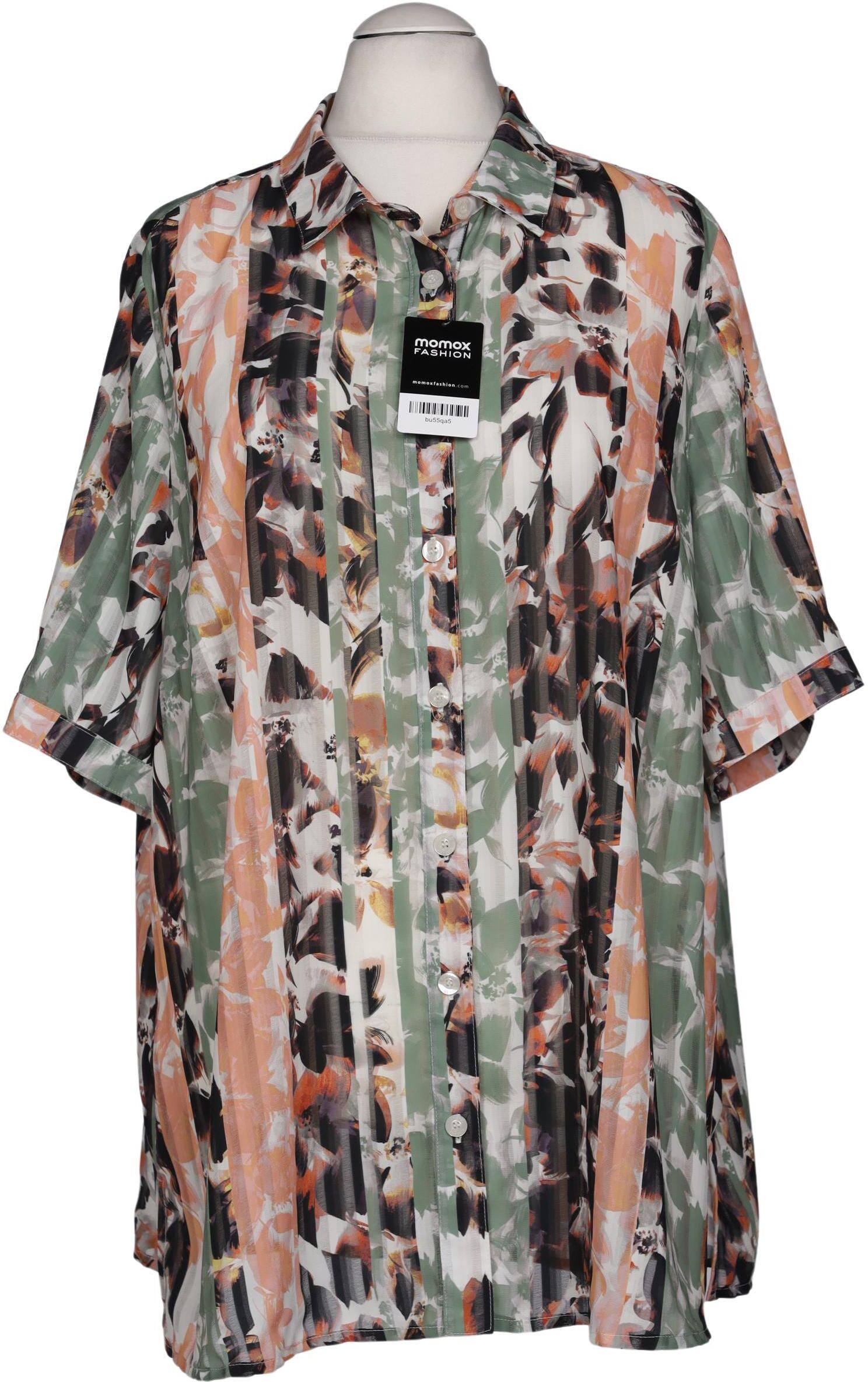 Kj brand Damen Bluse, Mehrfarbig, Gr. 4Xl, Synthetik - Second Hand