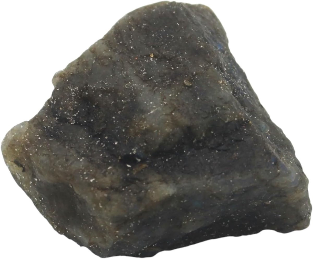 Ruwe Labradoriet Steen - Natuursteen Kristal voor Decoratie en Hobby - 100 gram