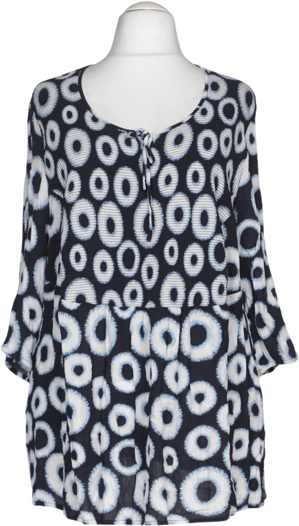Ulla Popken Damen Bluse, Mehrfarbig, Gr. 4Xl, Viskose - Second Hand
