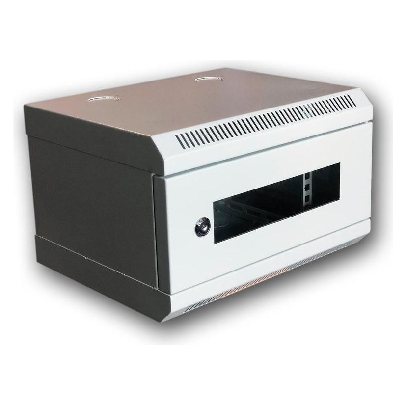 Wantec 10" rack jednodílný 4U/280 DATACOM šedý Skl.dv. (4 HE, 10 Zoll Rack) (7010)