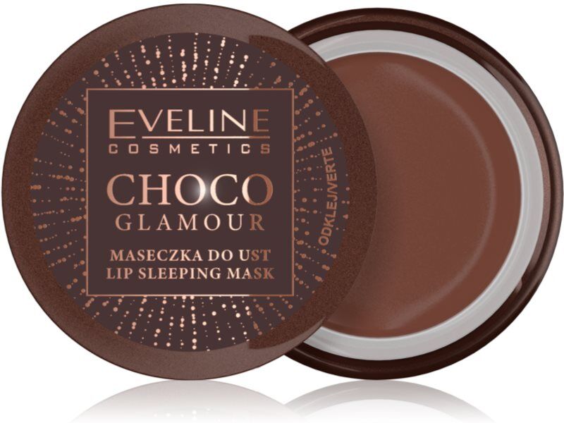Eveline Cosmetics Choco Glamour night regenerating mask for lips 12 ml
