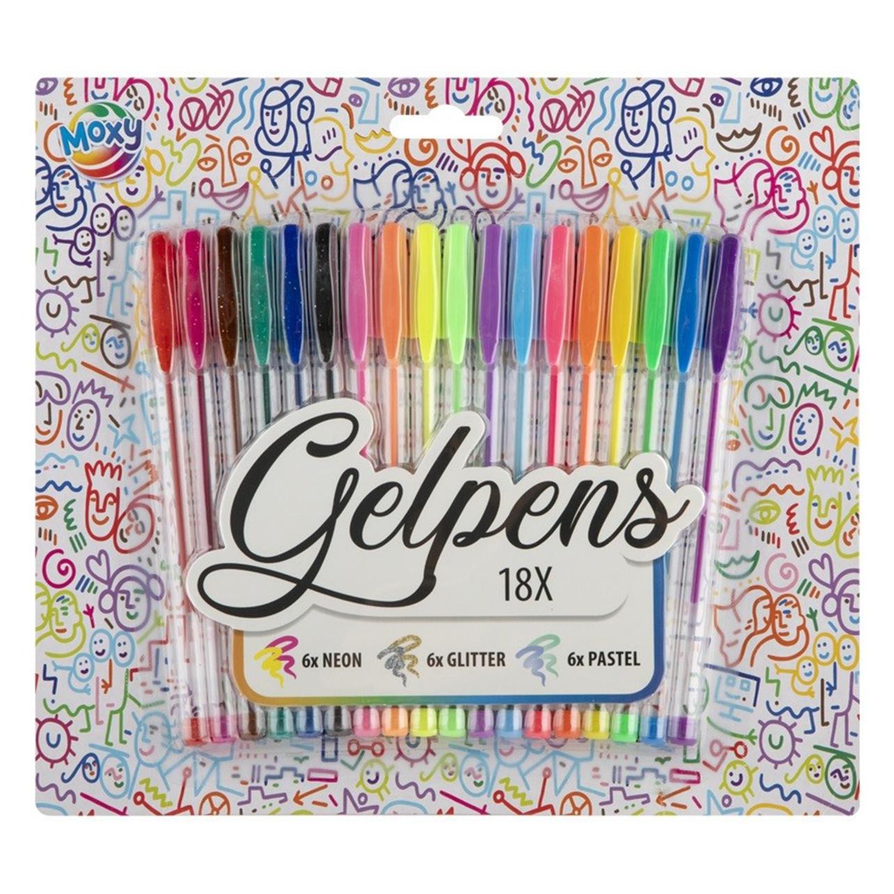 Grafix Gelschreiber-Set Neon Glitter Pastell (18x) (20107819)