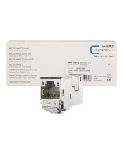 METZ CONNECT RJ-45 Metallisch Drahtverbinder E-DAT modul Cat.6A 88 Buchse T568A 12 Stück (130910-Z)