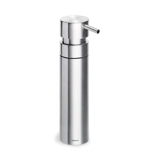 Blomus Seifenspender Nexio, 68615, stehend, Edelstahl, silber, 100ml