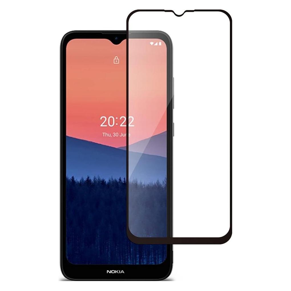 Screenguard Nokia C21 Full Screen Panzerglas Schutzfolie 2.5D 9H (Nokia C21) (00032664)