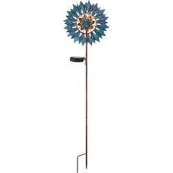 Globo, Gartenbeleuchtung, Solarleuchte Metall Goldfarben Patiniert, 1xled (IP44)