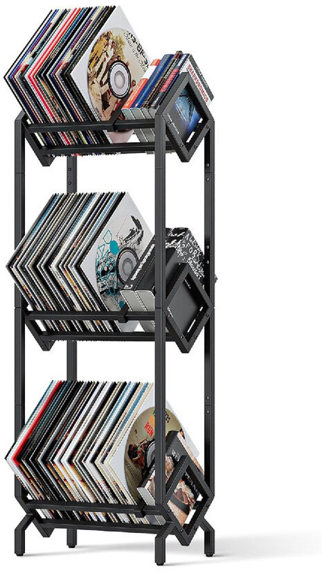 Metro 134.6 cm H Multimedia Storage Black 134.6cm H X 45.7cm W X 25.4cm D