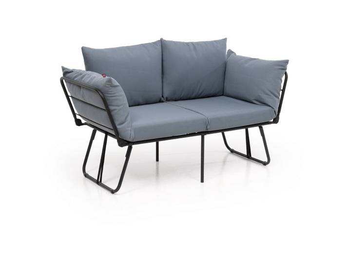 Bettsofa Viper Grau 100% REPELLENT FABRIC B 150 T 60 cm - Material: Abweisender Stoff - Bettsofa