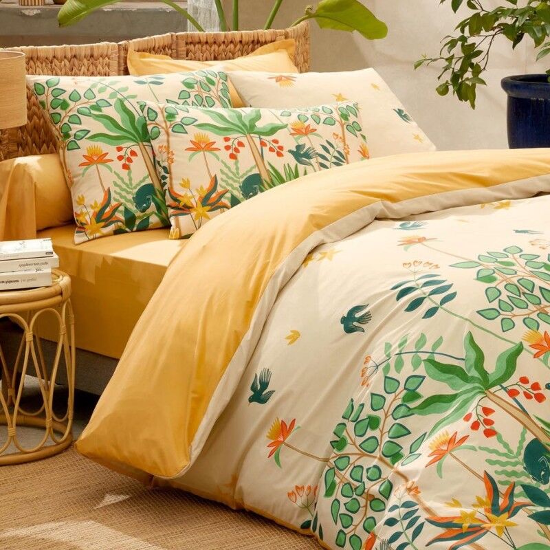 Traversin percale Tradilinge uni AMBRE (Calypso) (Couleur : Ambre)