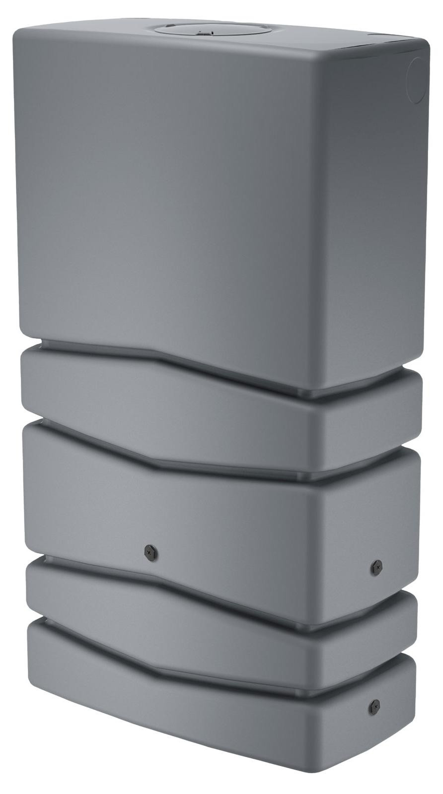Prosperplast Neptun Regenton, rechthoekig, 350 liter, grijs, inclusief kraan