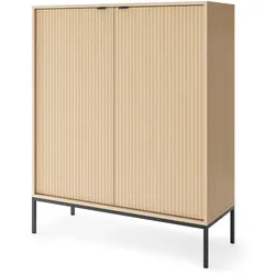 SIDEBOARD STELLARE 104x39x125 cm mit 2 Türen Eichefarben