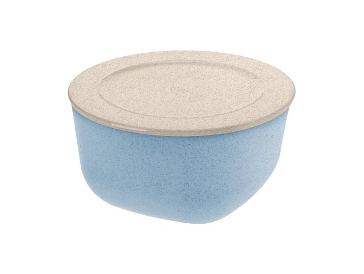 Koziol Saladier avec couvercle Connect thermoplastique biocirculaire 2 L Nature flower blue