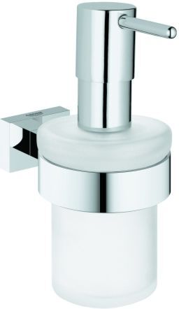 Grohe Essentials Cube Seifenspender 40756001 chrom, mit Halter