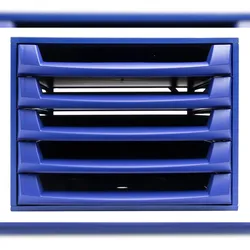 Exacompta 221101D Schubladenbox THE BOX, 5 offene Schubladen, Forever - Kobaltblau