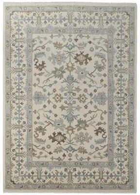 Grand Bazaar Larson Hand Knotted Floral & Botanical Transitional Area Rug