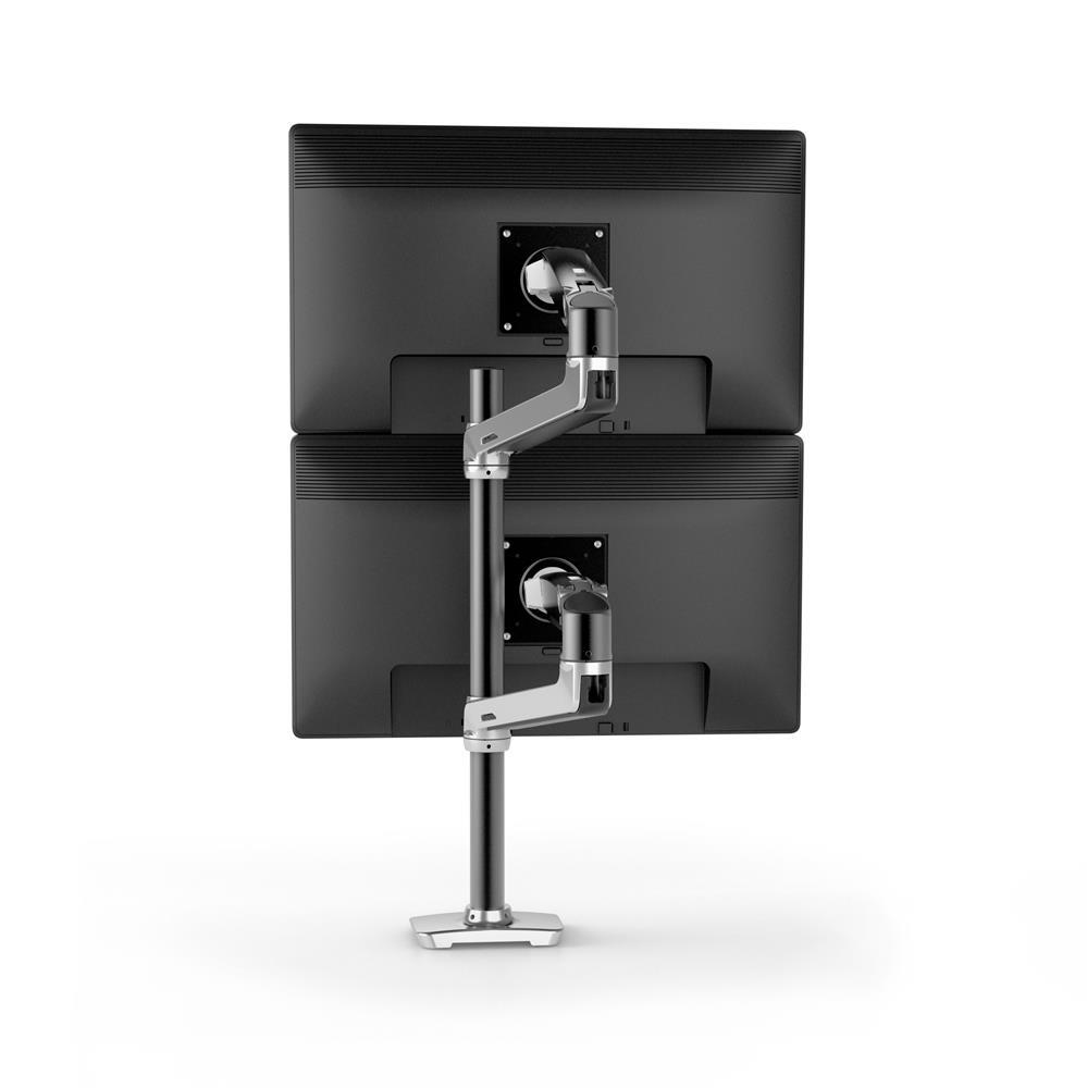 Ergotron LX Dual Monitor Arm - Monitor Tischhalterung mit patentierter CF-Technologie für 2 Displays bis 101,6 cm (40") 45-549-026