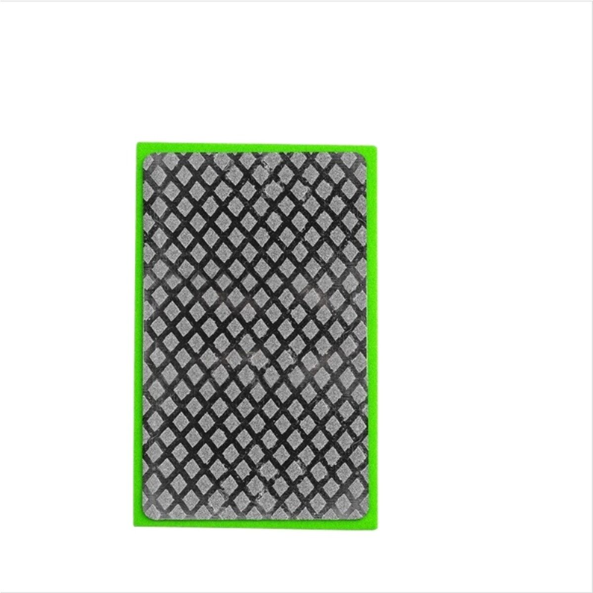 INF 4er-Pack 400er Diamant-Handpolierpads – grüne Schwamm+Diamantkörnung für Fliesenkanten-Reparatur und Entgratung