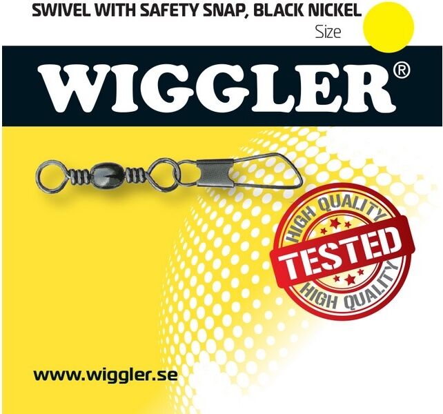 Wiggler Swivel W/ Safety Snap