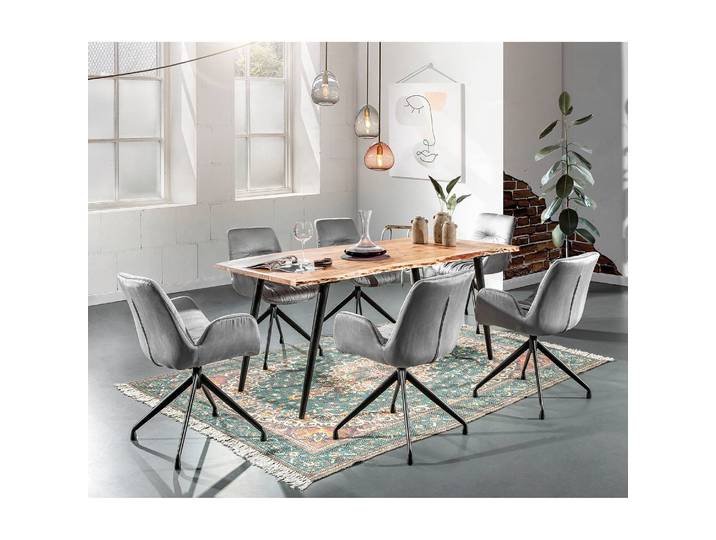 Esstisch Moreville 160cm Braun