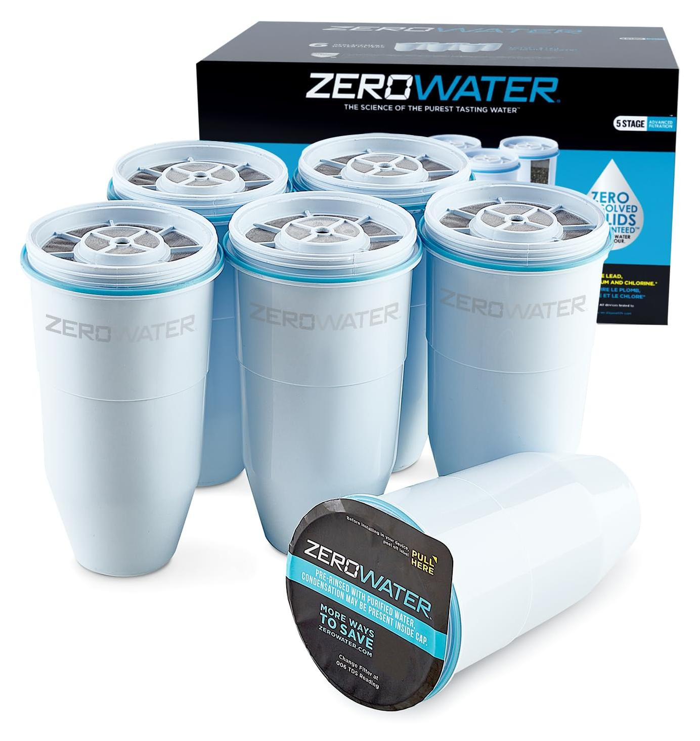 Dripio Waterfilterpatronen 5-traps filtersysteem 6 stuks