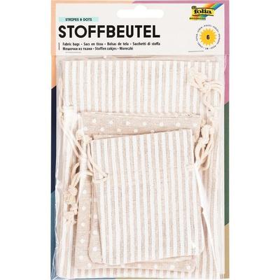 FOLIA® Geschenkbeutel, Punkte und Streifen