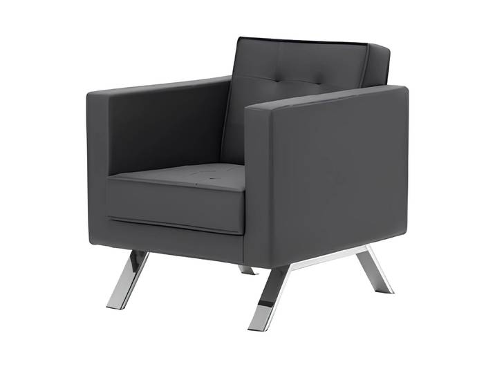 JVmoebel Sessel Eleganter Ledersessel mit gepolstertem Sitz für modernes Wohnen (1-St., Sessel), Made in Europa