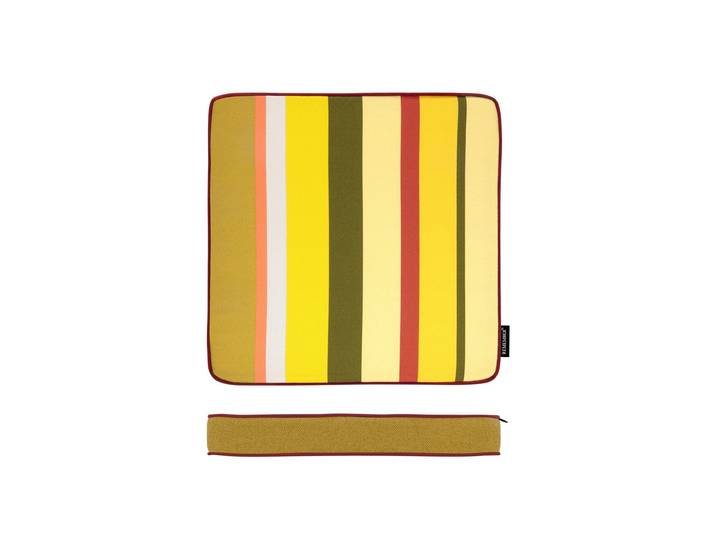 Sitzkissen REMEMBER Capri 40 x 40 cm , bunt (mehrfarbig), B:40cm H:5cm L:40cm, Polyester, Dekokissen_Sitzkissen_Kissenhüllen, Sitzkissen