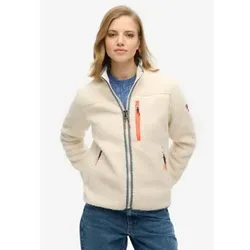 Superdry für Damen. W2012340A Vlies Vollbeige (S), Lässig, Polyester