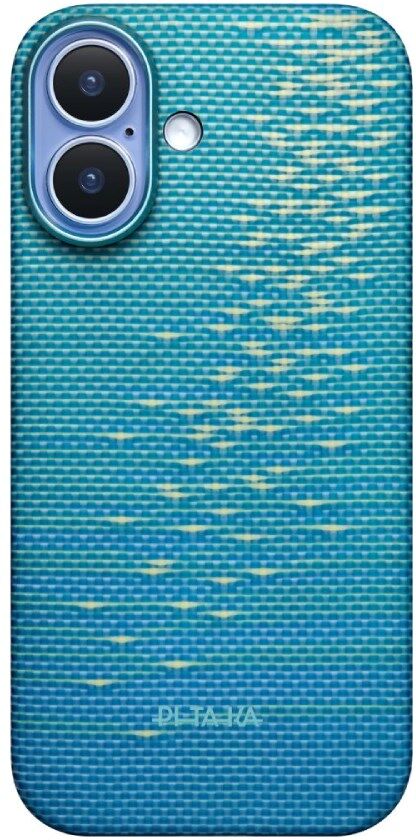 PITAKA iPhone 17 Ultra Slim Bagside Cover - MagSafe Kompatibel - Lucid Blue